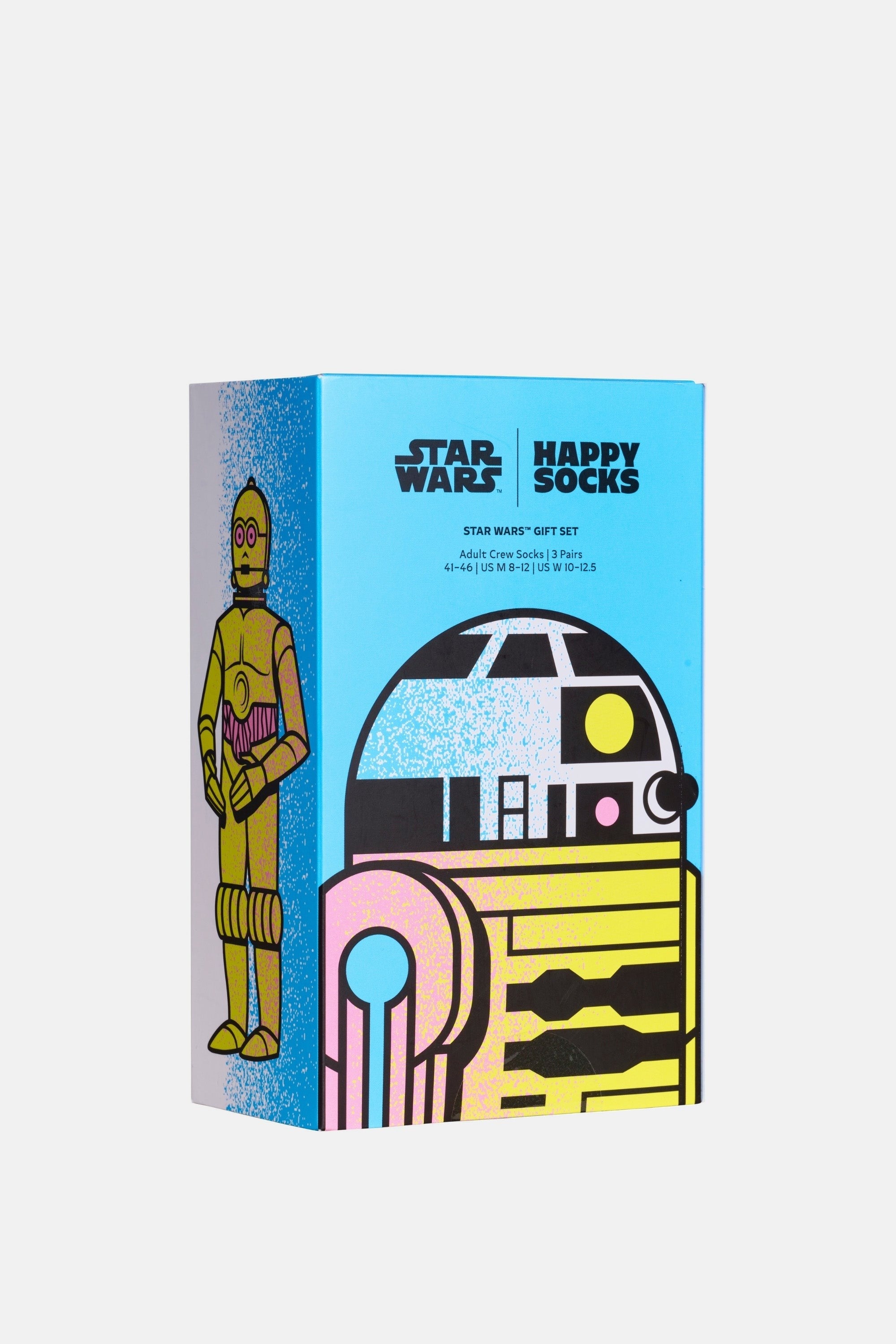 Happy Socks - Çok Renkli Star Wars Desenli 3’lü Çorap Seti