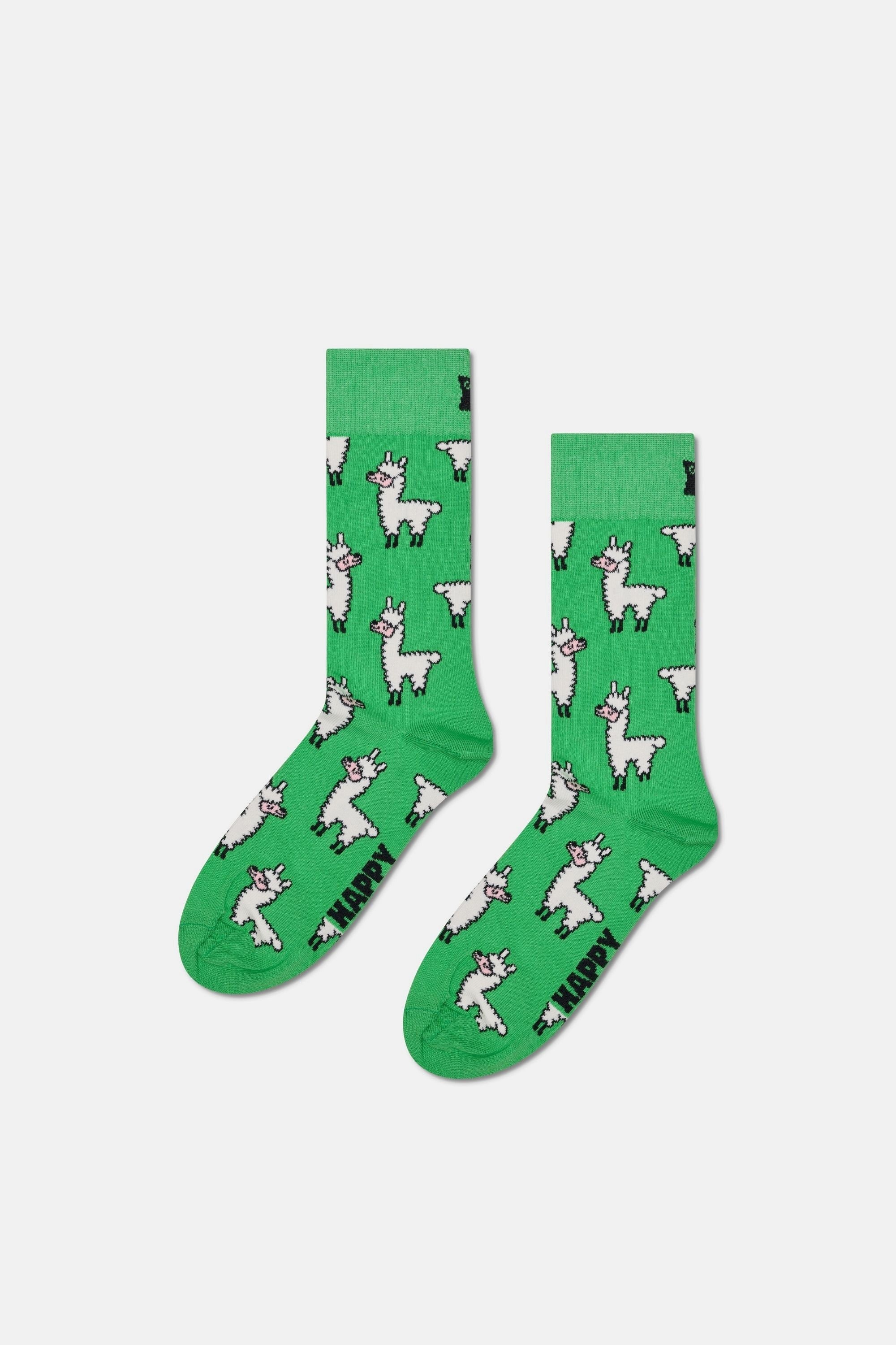 Happy Socks - Çok Renkli Lama Desenli 3’lü Çorap Seti