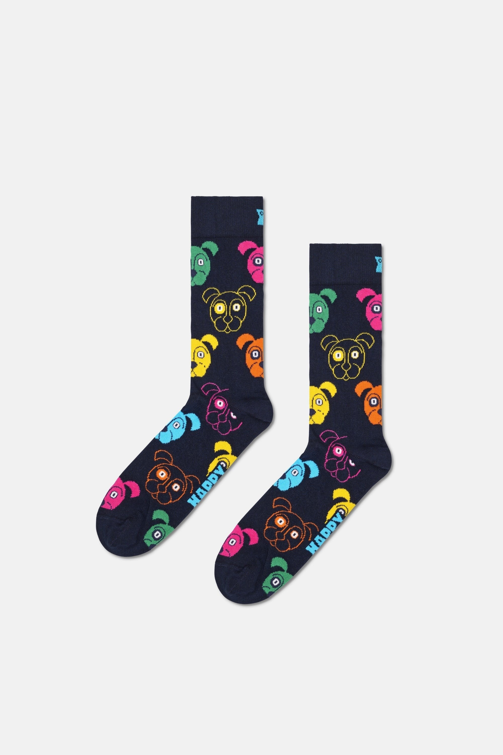 Happy Socks - Köpek Desenli Pamuklu 3’lü Çorap Seti