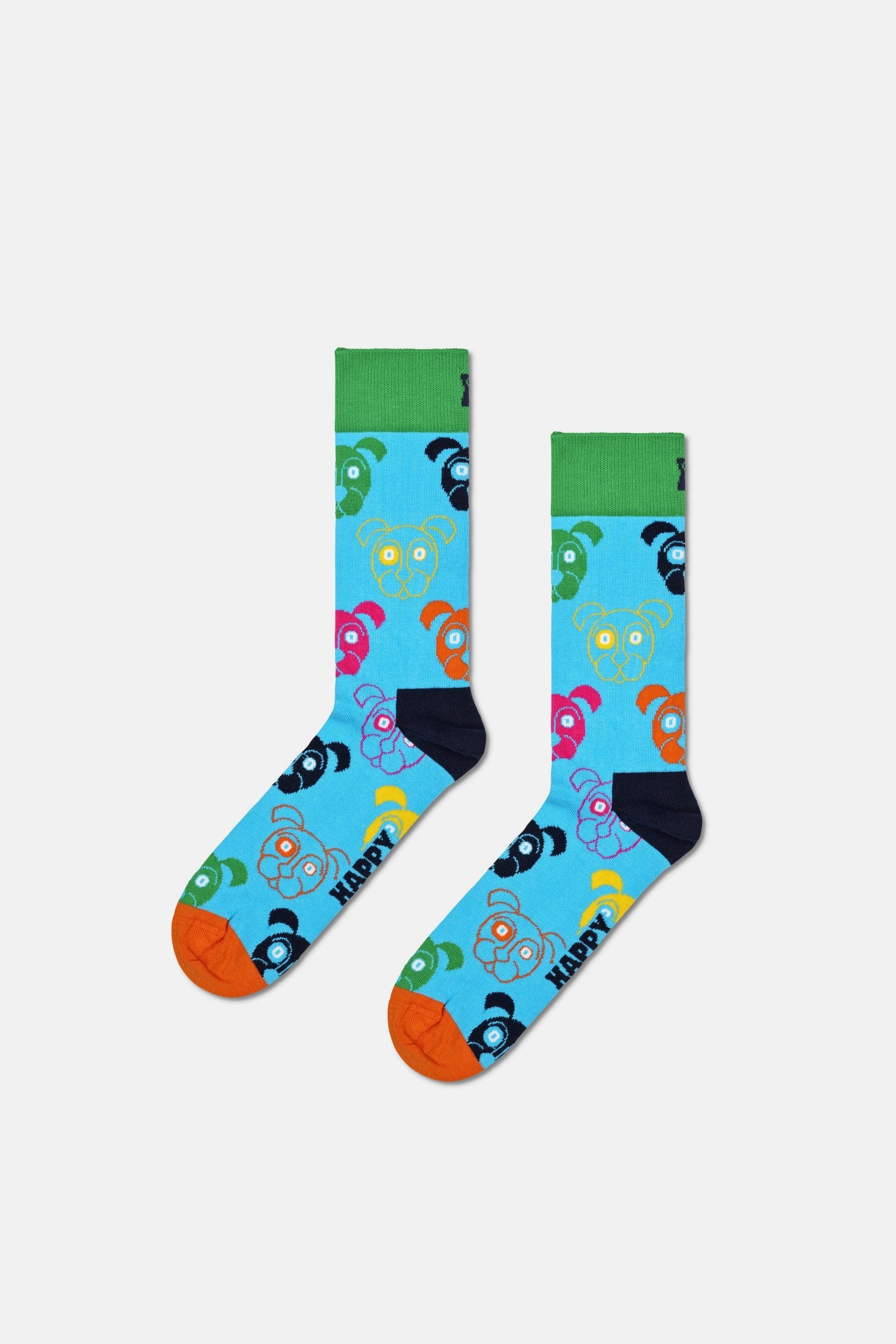 Happy Socks - Köpek Desenli Pamuklu 3’lü Çorap Seti