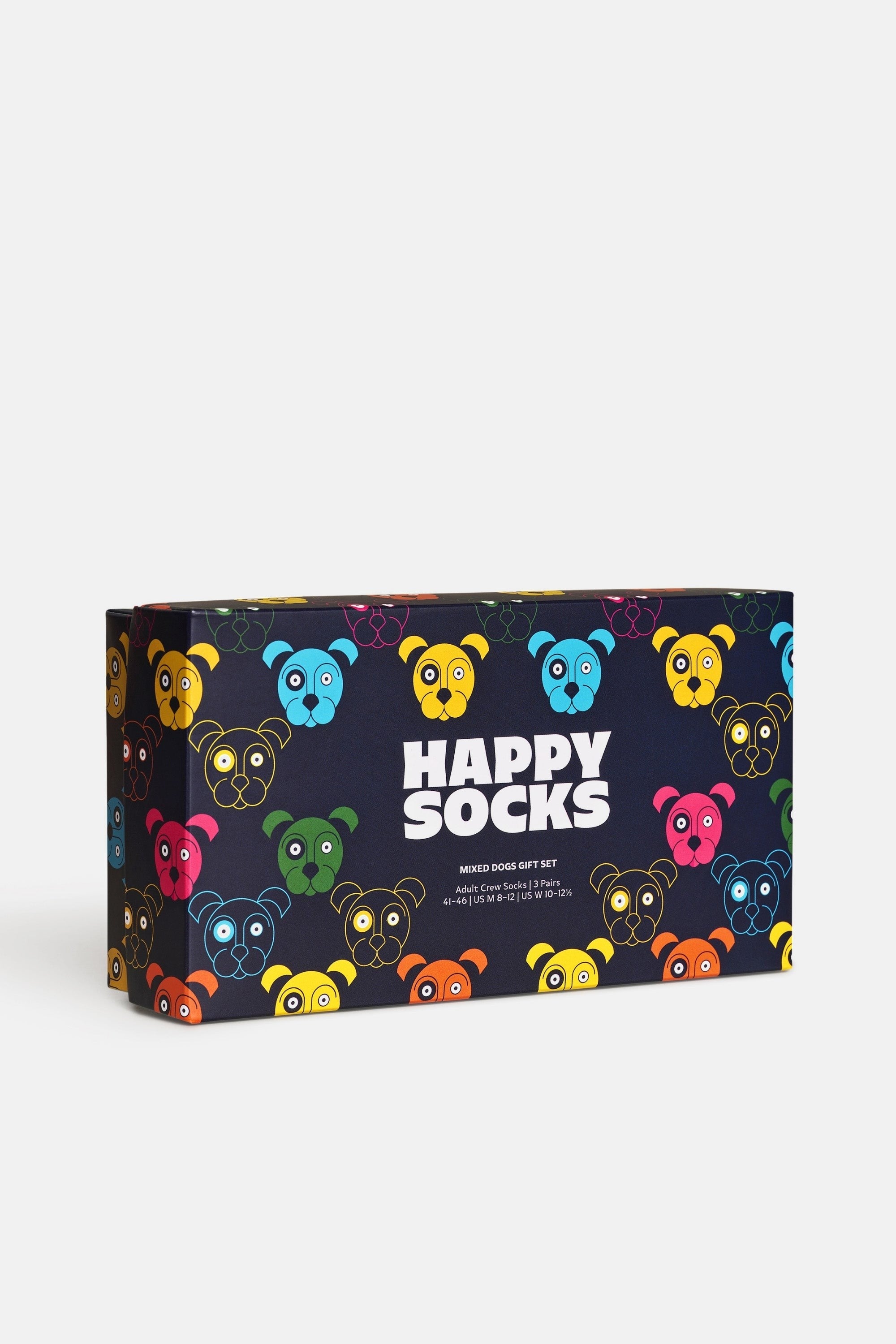 Happy Socks - Köpek Desenli Pamuklu 3’lü Çorap Seti