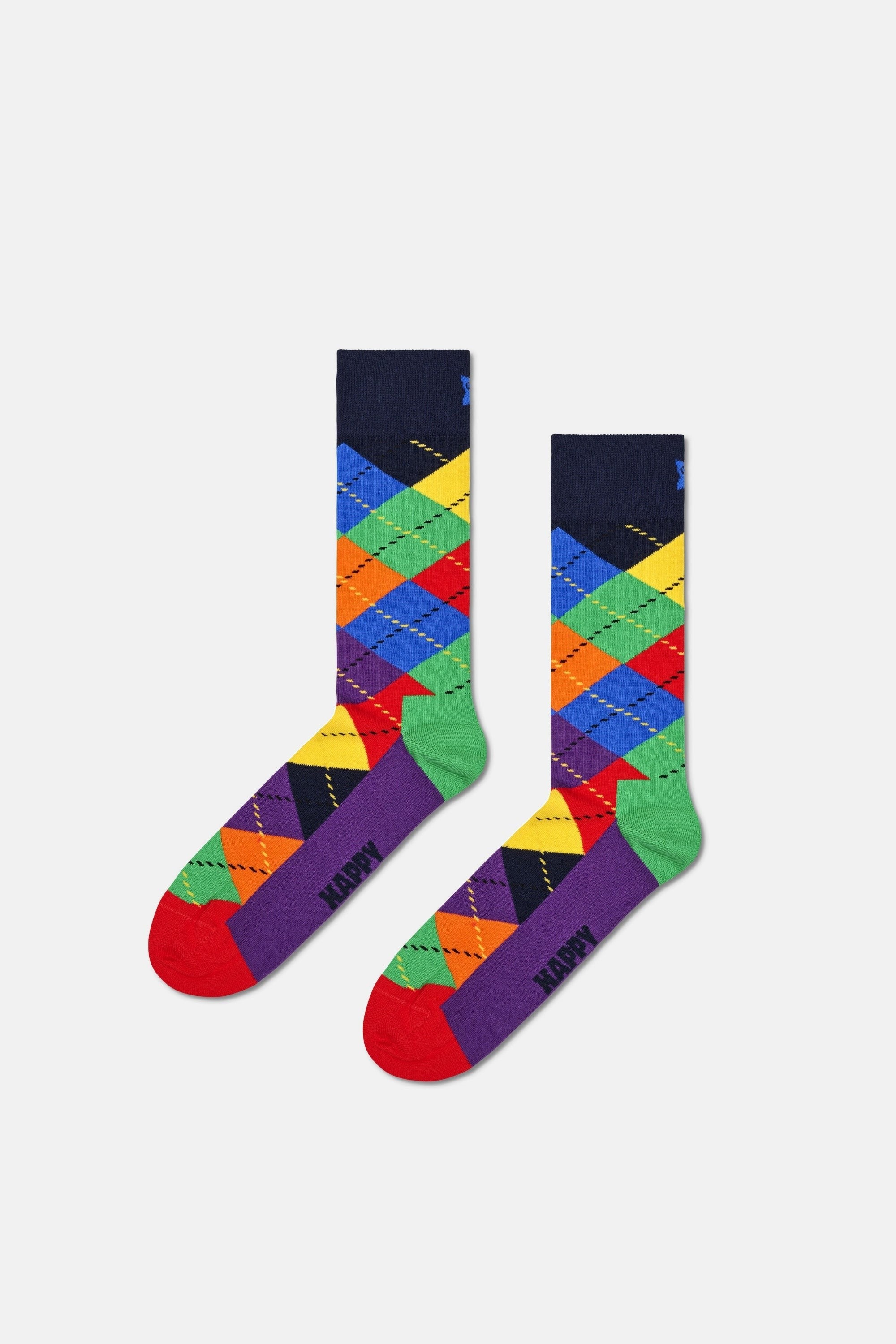 Happy Socks - Çok Renkli Karışık Desenli Pamuklu 4’lü Çorap Seti