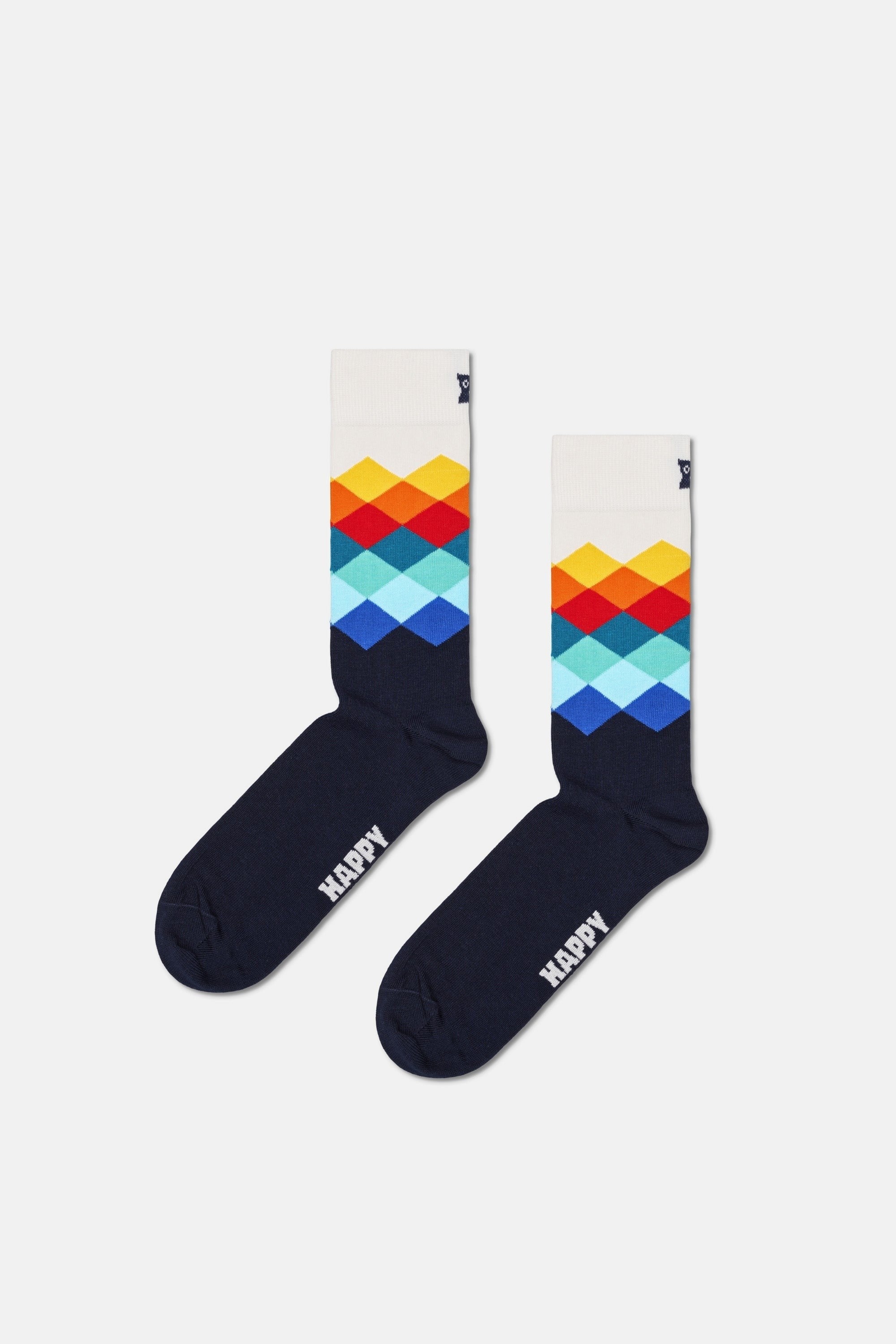 Happy Socks - Çok Renkli Karışık Desenli Pamuklu 4’lü Çorap Seti